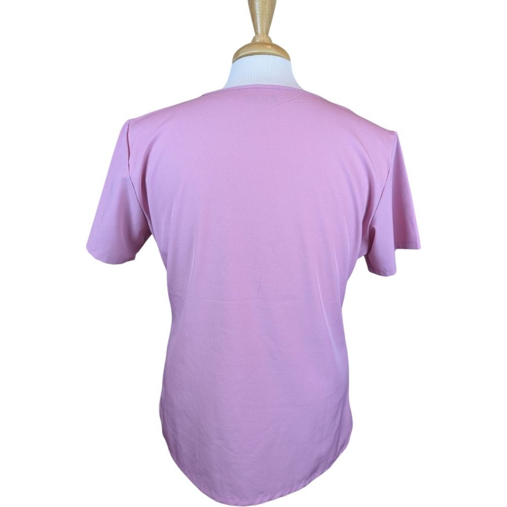 Scrubs Top In Pink Size L By 4Flex - Picture 2 of 5